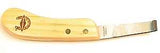 Diamond Farrier D280L Hoof Knife, Wide Blade, Stainless Steel Blade, Hardwood Handle, Comfortable-Grip Handle