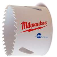 Milwaukee 49-56-0147 Hole Saw, 2-1/2 in Dia, 1-5/8 in D Cutting, 5/8-18 Arbor, Bi-Metal Cutting Edge