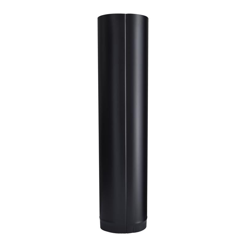 Imperial BM0122 Stove Pipe, 8 in Dia, 36 in L, Steel, Black, Pack of 10