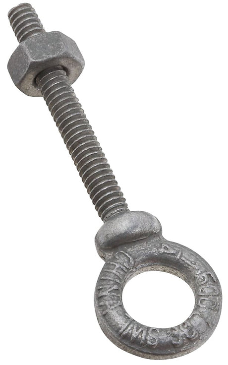 Midwest Fastener 00035 Bolt, 5/16-18 in Thread, 2-1/2 in OAL, 2 Grade, Zinc, Zinc, Coarse Thread