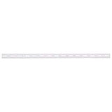 ProSource 25212PHL Shelf Standard, 2 mm Thick Material, 5/8 in W, 36 in H, Steel, White