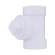 Charlotte Pipe Schedule 40 1-1/2 in. Hub X 1-1/2 in. D Hub PVC Cleanout Tee with Plug 1 pk