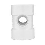 Charlotte Pipe Schedule 40 2 in. Hub X 2 in. D Hub PVC Sanitary Tee 1 pk