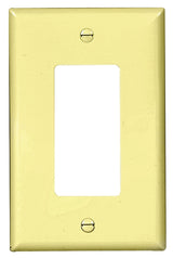 WALL PLATE 1GANG DECR MID IVRY, Pack of 20