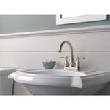Delta Porter Brushed Nickel Traditional Bathroom Faucet 4 in.