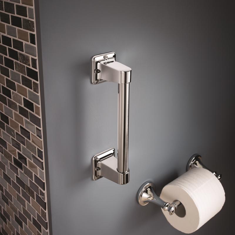 Delta 17.63 in. L Polished Chrome Stainless Steel Grab Bar