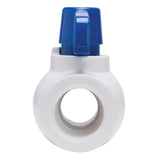 Homewerks 1-1/4 in. PVC FIP Ball Valve Full Port Quarter-Turn Lever For Non-Potable Water
