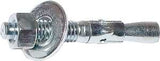 Midwest Fastener 04140 Concrete Wedge Anchor, 3/4 in Dia, 4-1/4 in L, Zinc, Zinc