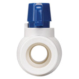 Homewerks 2 in. PVC Slip Ball Valve Full Port Quarter-Turn Lever For Non-Potable Water, Pack of 2