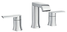 Moen Genta Series 84763 Bathroom Faucet, 1.2 gpm, 2-Faucet Handle, 3-Faucet Hole, Metal, Chrome-Plated, Lever Handle