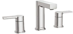 Moen Rinza Series 84629 Bathroom Faucet, 1.2 gpm, 2-Handle, 3-Faucet Hole, Metal, Chrome, Lever Handle
