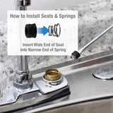 Ace 3S-16H/C Hot and Cold Faucet Stem For Delta