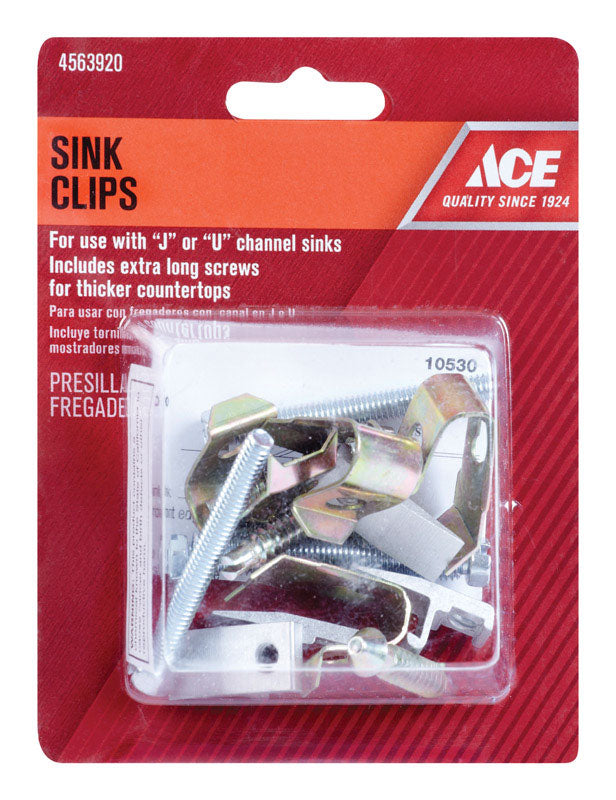 Ace Aluminum Sink Clips, Pack of 2
