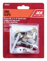 Ace Aluminum Sink Clips, Pack of 2