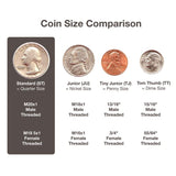 Ace Dual Thread 15/16 in.- 27M x 55/64 in.-27F Chrome Aerator Adapter