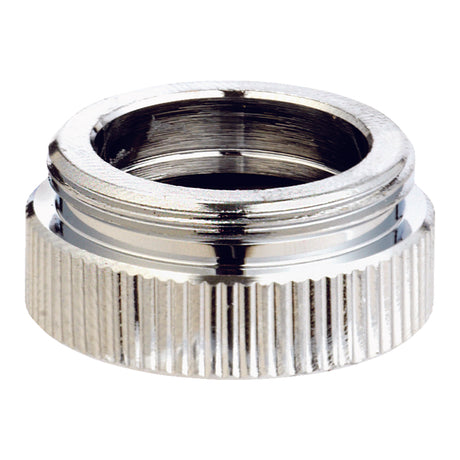 Ace Dual Thread 55/64 in.-27M x 13/16 in.-24F Chrome Aerator Adapter