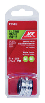 Ace Male Thread 15/16 in.-27M Chrome Aerator Adapter