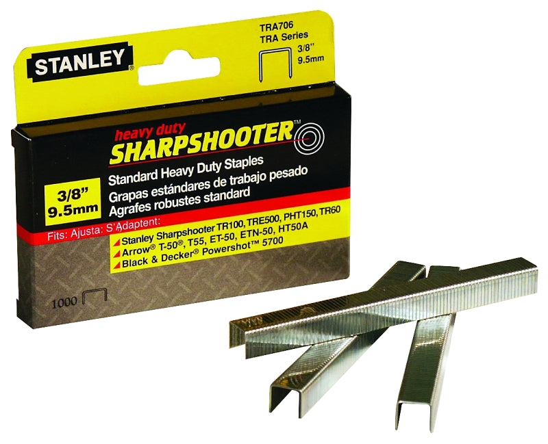 STANLEY TRA706-5C Staple, For: TR110, TR150, TR150HL, TR250, TR550, TRE650, PHT150, PHT250, PHT350, Arrow T-50 Stapler