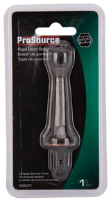 ProSource CL-208C-VB-PS Heavy-Duty Rigid Door Stop, 1 in Dia Base, 3 in Projection, Die-Cast Zinc & Plastic