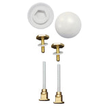 Ace Toilet Bolts Set White Plastic