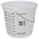 ENCORE Plastics 20325 Paint Container, 10 qt Capacity, HDPE, Natural