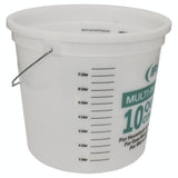 ENCORE Plastics 20325 Paint Container, 10 qt Capacity, HDPE, Natural