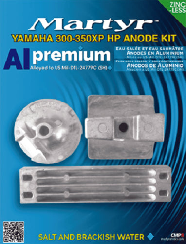 Martyr CMY300350XPKITM Yamaha Anode Kit, Magnesium