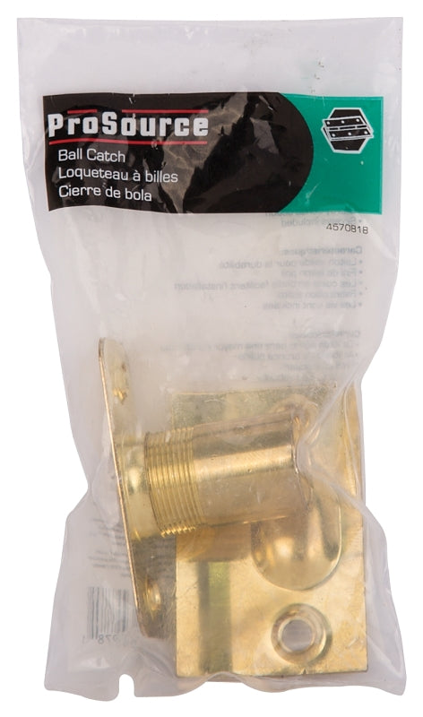 ProSource CB-04PB-PS Ball Catch, Brass, Polished Brass, Brass