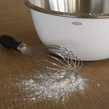 Good Grips 74291 Balloon Whisk, 11 in OAL, Stainless Steel, Black/Silver, Polished