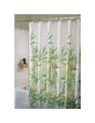 iDesign 72 in. H X 72 in. W Green Anzu Bamboo Leaves Shower Curtain Polyester, Pack of 2