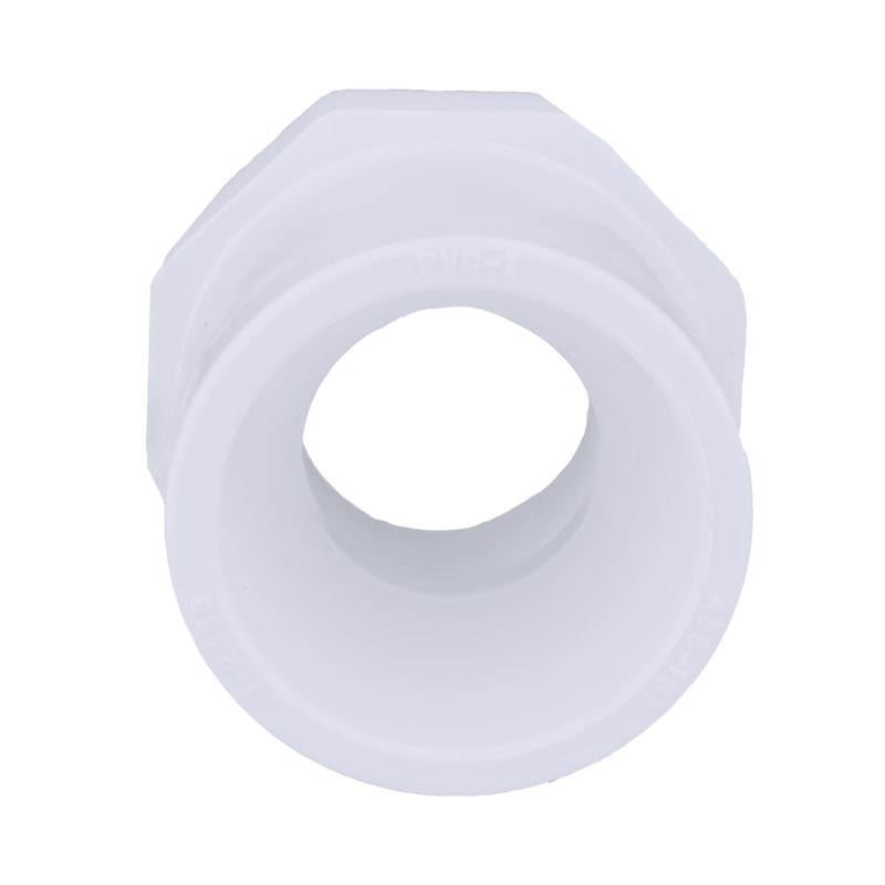 Charlotte Pipe Schedule 40 1-1/4 in. Spigot X 3/4 in. D FPT PVC Reducing Bushing 1 pk