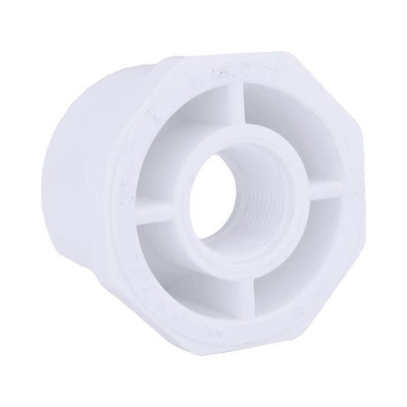 Charlotte Pipe Schedule 40 2 in. Spigot X 3/4 in. D FPT PVC Reducing Bushing 1 pk