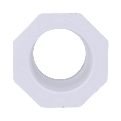Charlotte Pipe Schedule 40 2 in. Spigot X 1-1/4 in. D Slip PVC Reducing Bushing 1 pk
