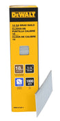 DEWALT DBN18125-1 Collated Brad Nail, 1-1/4 in L, 18 ga, Metal, T-Style Head, Smooth Shank