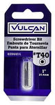 Vulcan 307831OR Screwdriver Bit, Hex Shank, S2 Chrome Molybdenum Steel