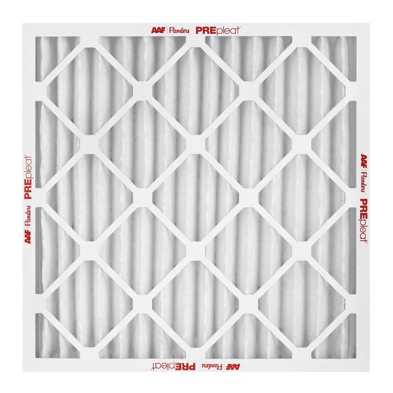 AAF Flanders PREpleat LPD SC M10 20 in. W X 20 in. H X 1 in. Synthetic 10 MERV Pleated Air Filter 1, Pack of 12