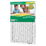 NaturalAire 16 in. W X 20 in. H X 1 in. Synthetic 8 MERV Pleated Air Filter 1 pk, Pack of 12