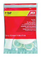 Ace 1 1/2 or 1 1/4 in. D PVC P-Trap