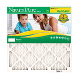 NaturalAire 12 in. W X 20 in. H X 1 in. Synthetic 8 MERV Pleated Air Filter 1 pk, Pack of 12