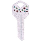 HILLMAN DIVA Confetti House/Office Universal Key Blank KW1 Single, Pack of 6