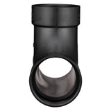 Charlotte Pipe 4 in. Hub X 4 in. D Hub ABS Flush Cleanout Tee