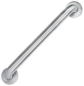 Boston Harbor SG01-01&0116 Grab Bar, 16 in L Bar, Stainless Steel, Wall