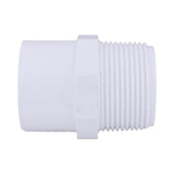 Charlotte Pipe Schedule 40 2 in. MPT X 1-1/2 in. D Slip PVC Pipe Adapter 1 pk