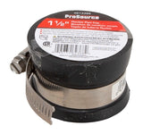 ProSource TC-15 Test Cap, 1-1/2 in Connection, Capping Pipe Ends, PVC, Black, 1-1/2 in Pipe