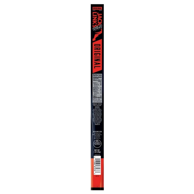 Jack Link's 10000012177 Squatch Snack, Stick, Original, 1 oz, Pack of 20