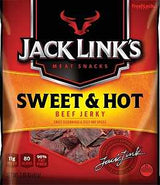 Jack Link's 10000007616 Snack, Jerky, Hot, Sweet, 2.85 oz, Pack of 8