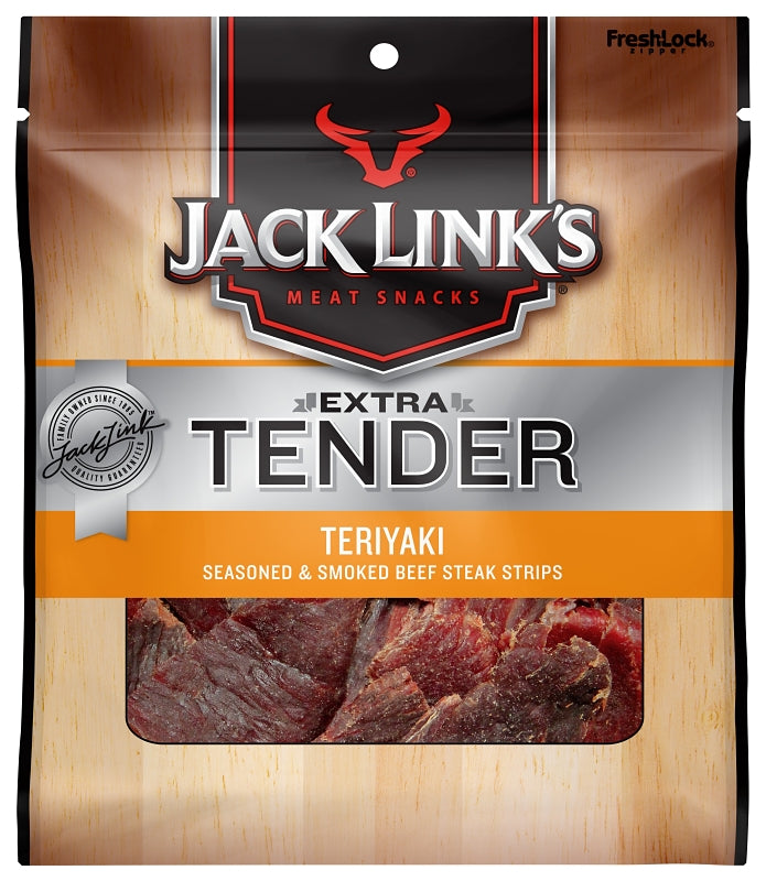 Jack Link's 10000016964 Snack, Teriyaki, 2.85 oz, Bag, Pack of 8