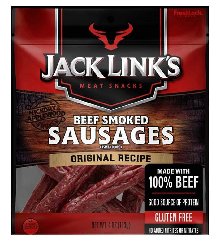 Jack Link's 10000025559 Sausage, 4 oz, Pack of 8