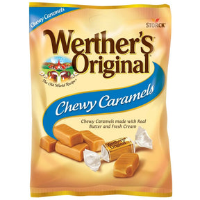 Werther's Original 1037234 Chewy Caramel, 5 oz, Pack of 12