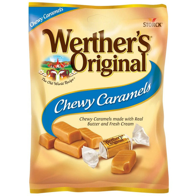 Werther's Original 1037234 Chewy Caramel, 5 oz, Pack of 12